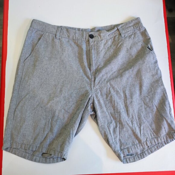 Zoo York flat front casual shorts lightweight grey men's size 38 - Picture 1 of 13